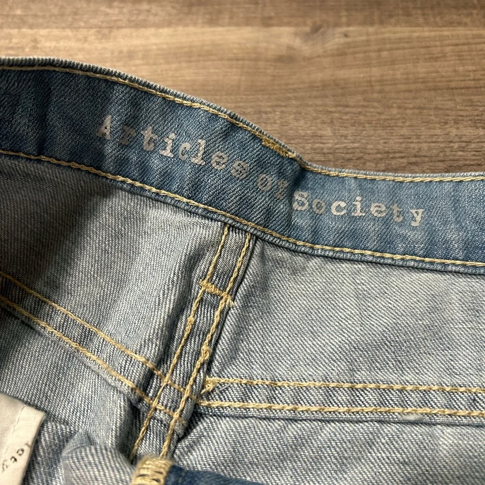 Articles of Society jean shorts -27 - Picture 2 of 6